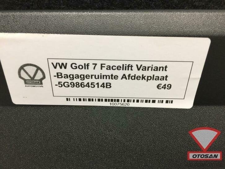 vw golf 7 facelift bagageruimte afdekplaat variant 5g964514b, Gebruikt, Volkswagen, Volkswagen AG, Berliner Ring 2
38440  Wolfsburg, DE