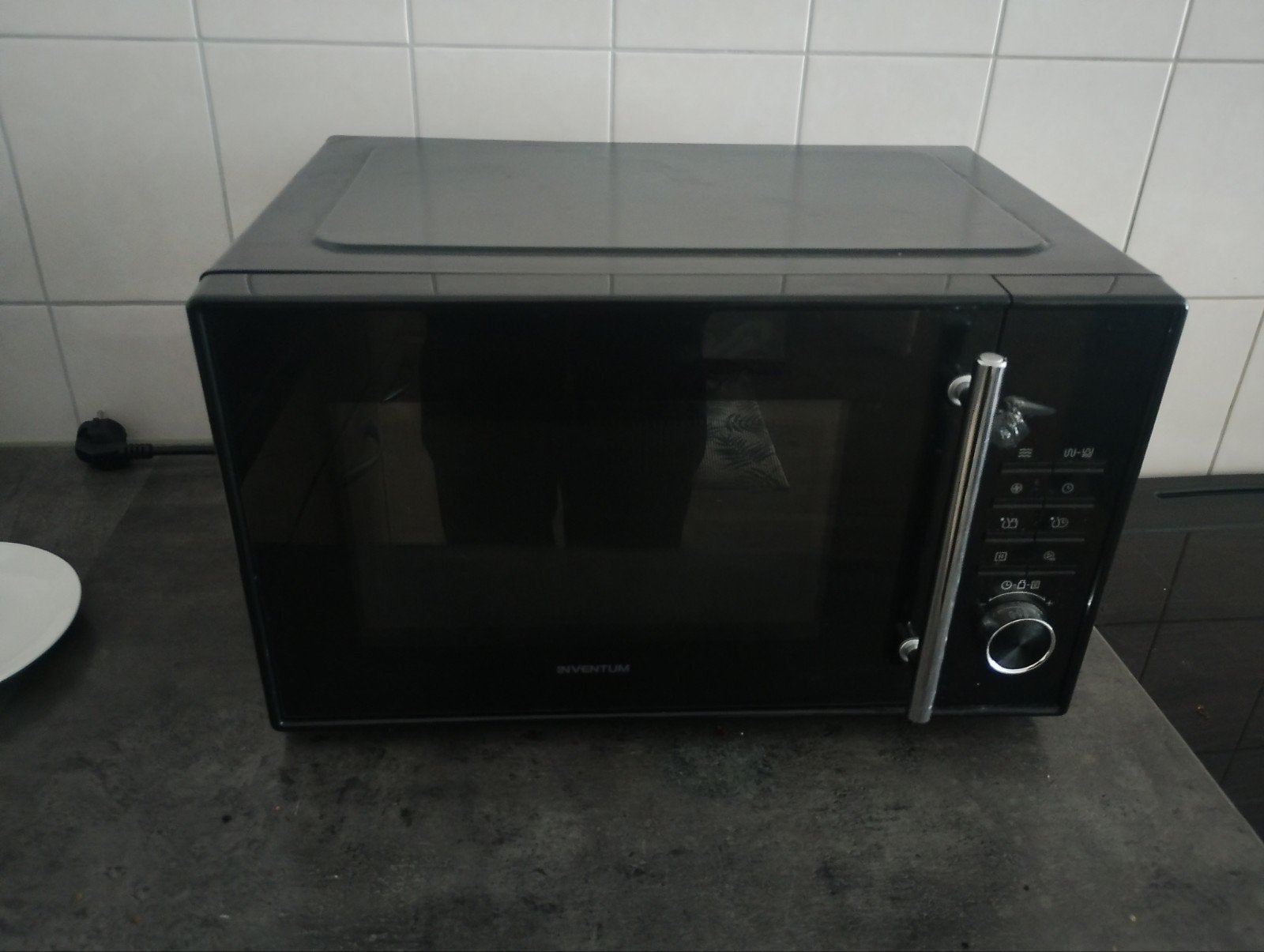 Inventum Magnetron Oven Combinatie, Witgoed en Apparatuur, Ophalen, Gebruikt, Magnetron, Draaiplateau