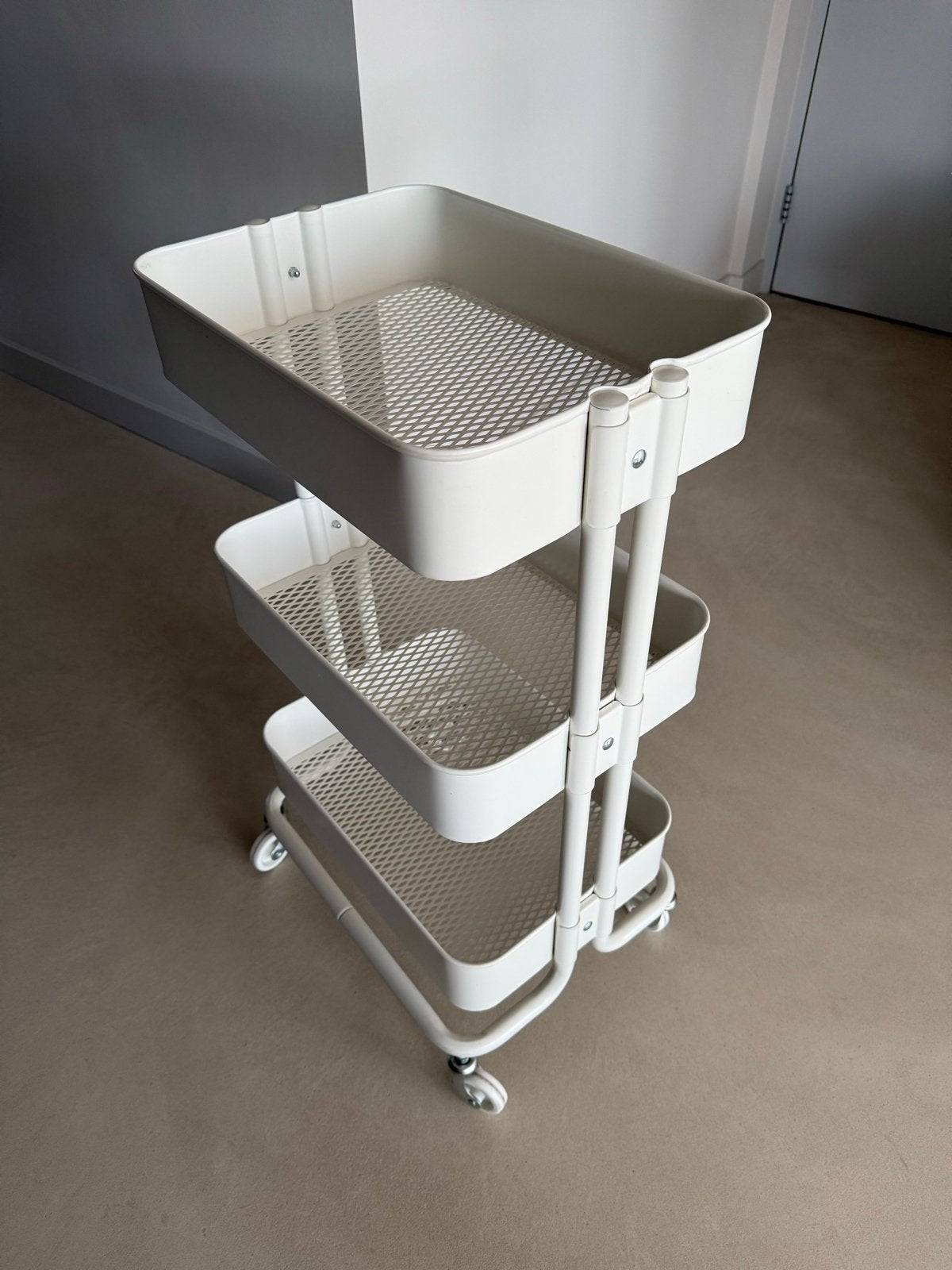IKEA RÅSKOG rolwagen wit, zo goed als nieuw, Ophalen, Zo goed als nieuw