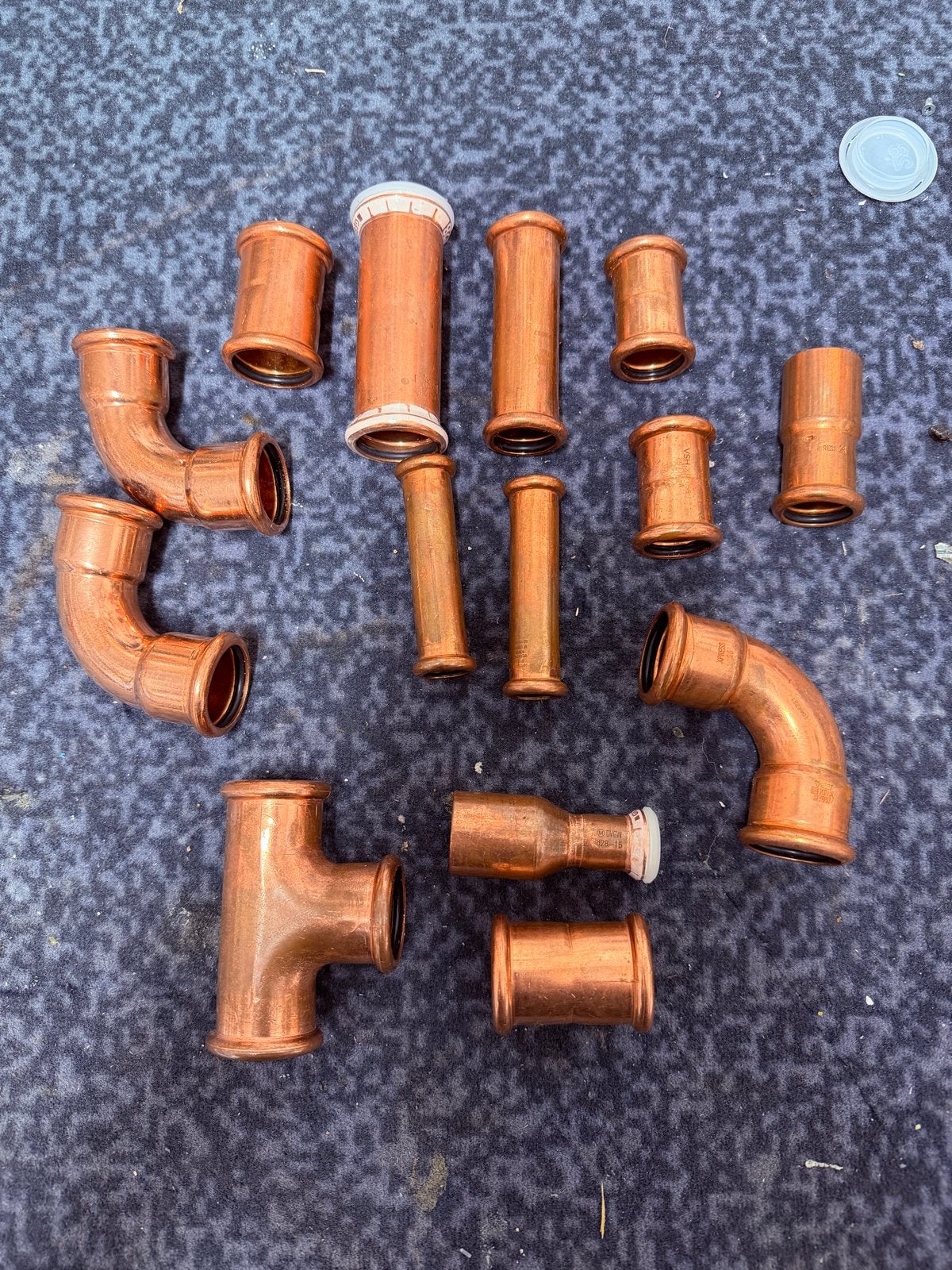 28MM 22MM 15MM Koperen Perskoppelingen VSH Xpress, Overige materialen, Gebruikt, Overige typen, Minder dan 2 meter