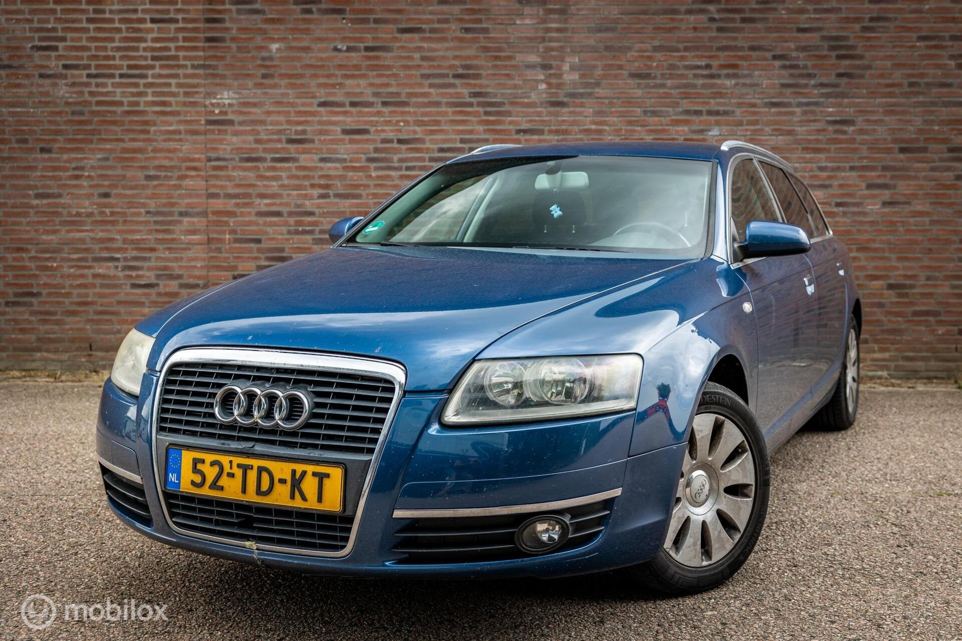 Audi A6 Avant 2.4 |Nap |Cruise |Clima |Rijdt nog prima!, Auto's, Audi, Gebruikt, Blauw, Handgeschakeld, 1570 kg