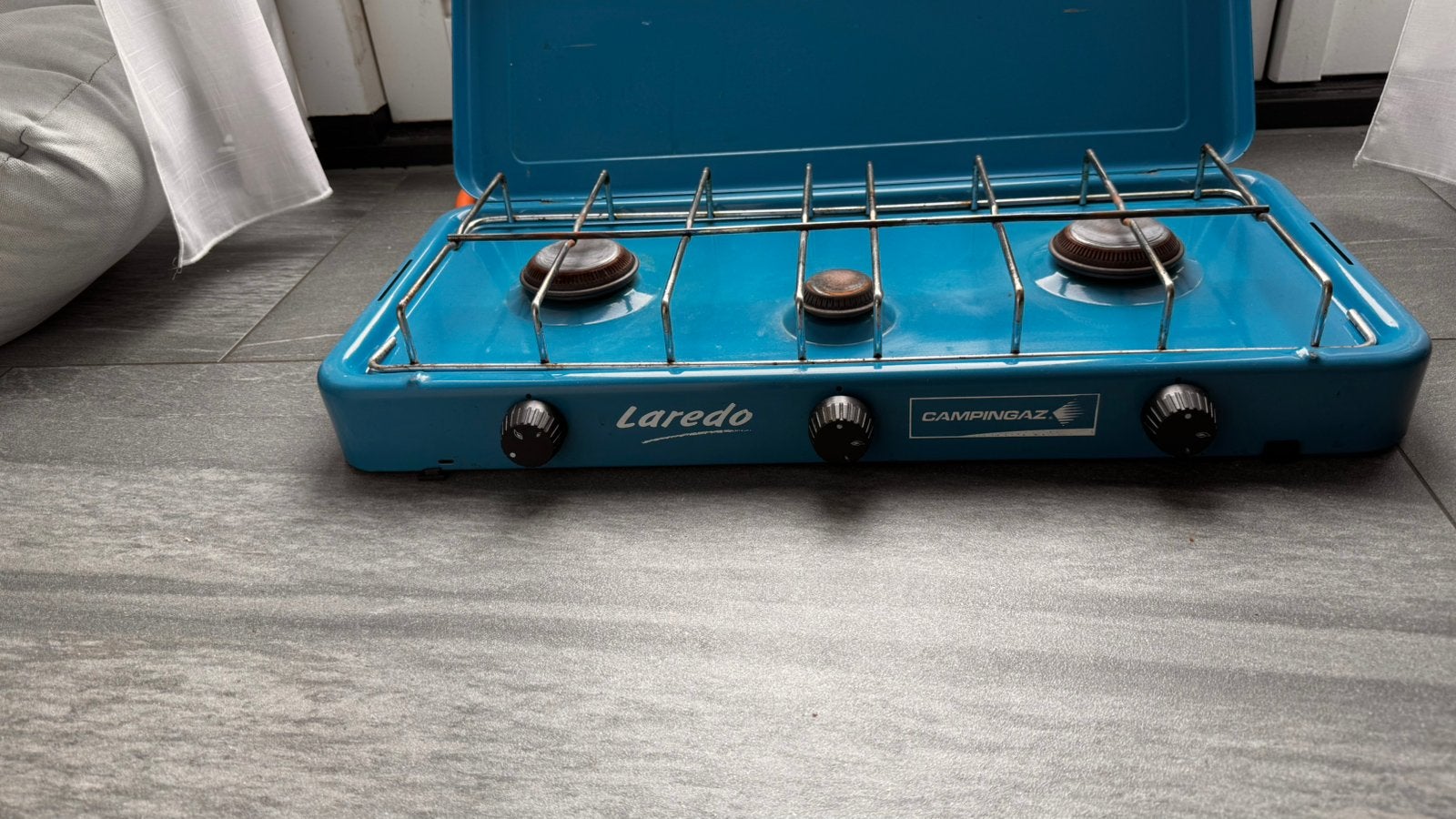 Campingaz Laredo 3 pits gaskookstel, Ophalen, Gebruikt