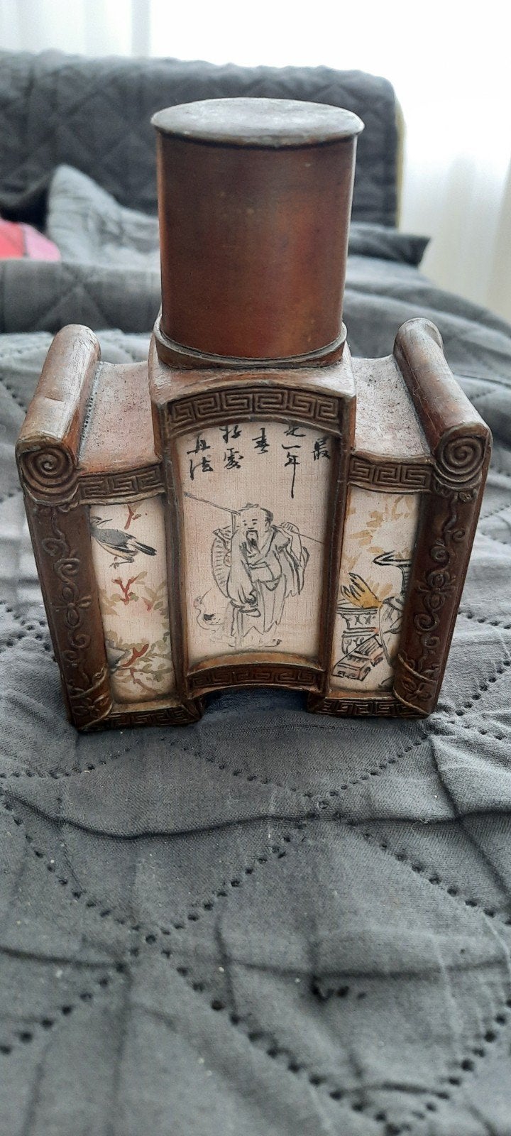 ANTIEKE CHINESE THEEBUS uit jaartal +-1900, Antiek en Kunst, Ophalen of Verzenden