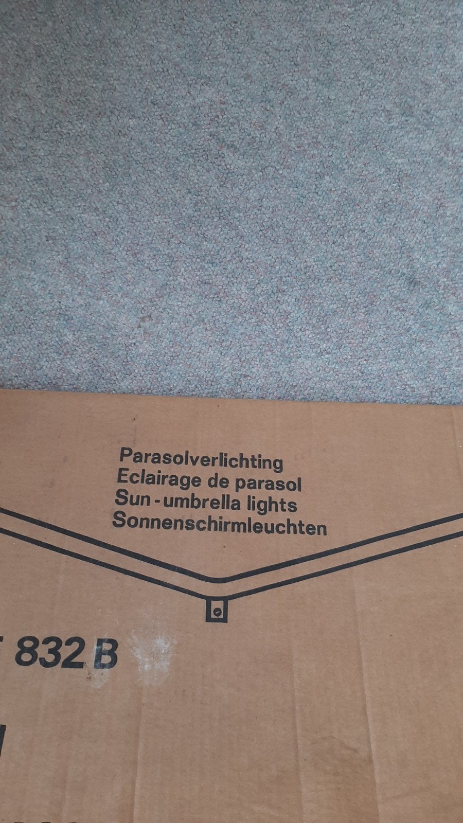 Parasolverlichting - Type 832 B Wit, Tuin en Terras, Ophalen of Verzenden
