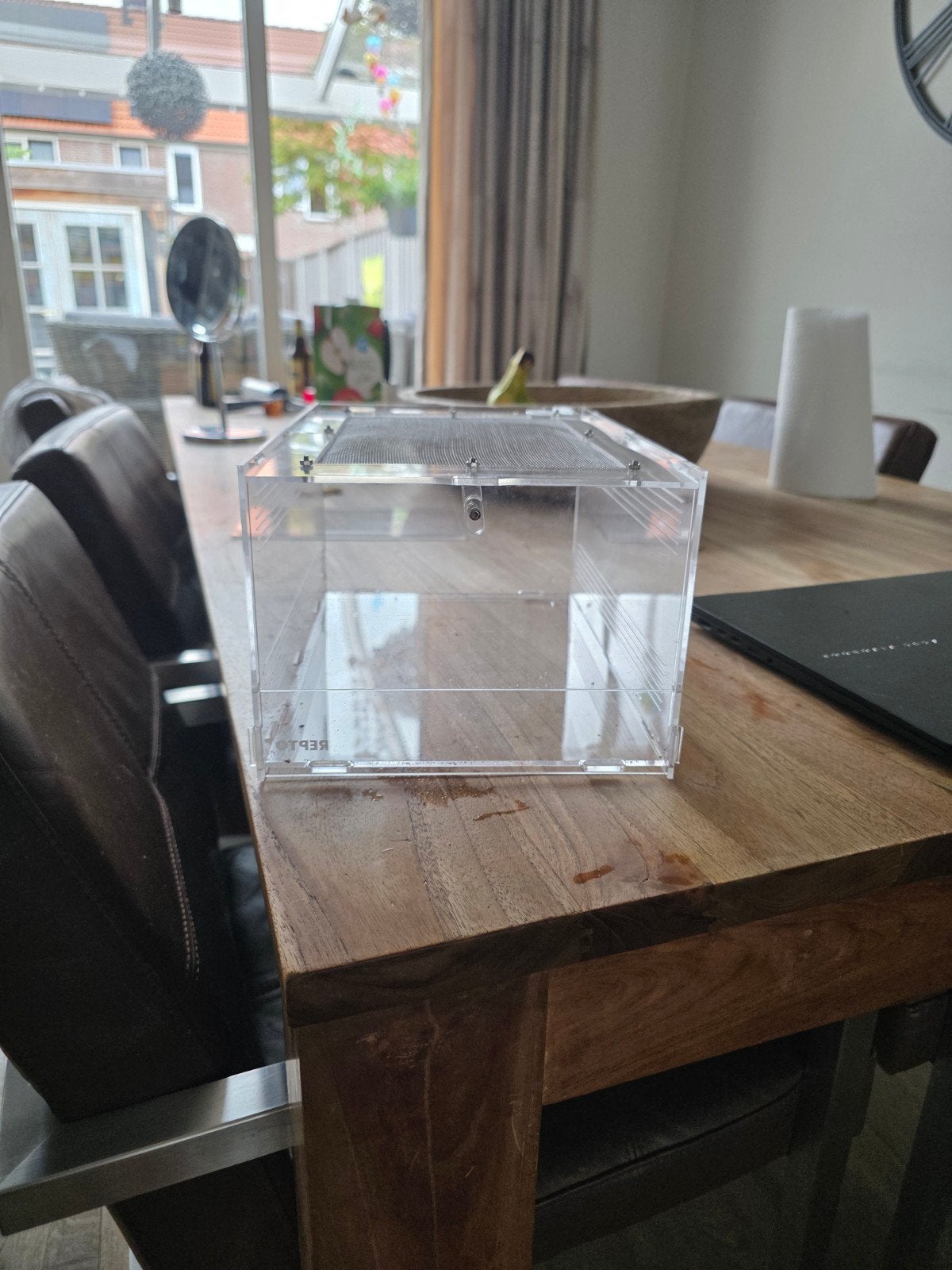 reptoterra clear acryl terrarium 30x20x15cm, Dieren en Toebehoren, Ophalen, Gebruikt, Terrarium of Paludarium