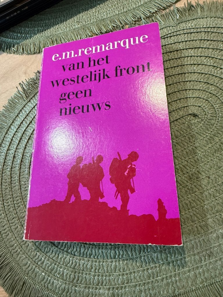 Van het westelijk front geen nieuws - Remarque, Gelezen, België, Remarque, Ophalen of Verzenden