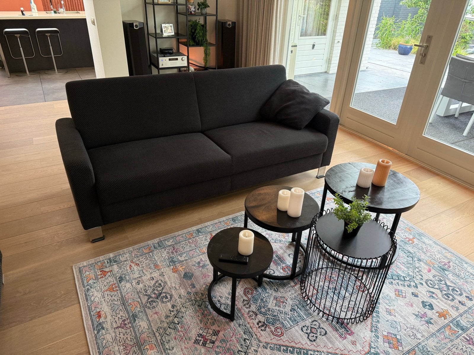 Twee stijlvolle NovaStyle banken - Zo goed als nieuw, Huis en Inrichting, Ophalen, Driepersoons, 75 tot 100 cm, Zo goed als nieuw