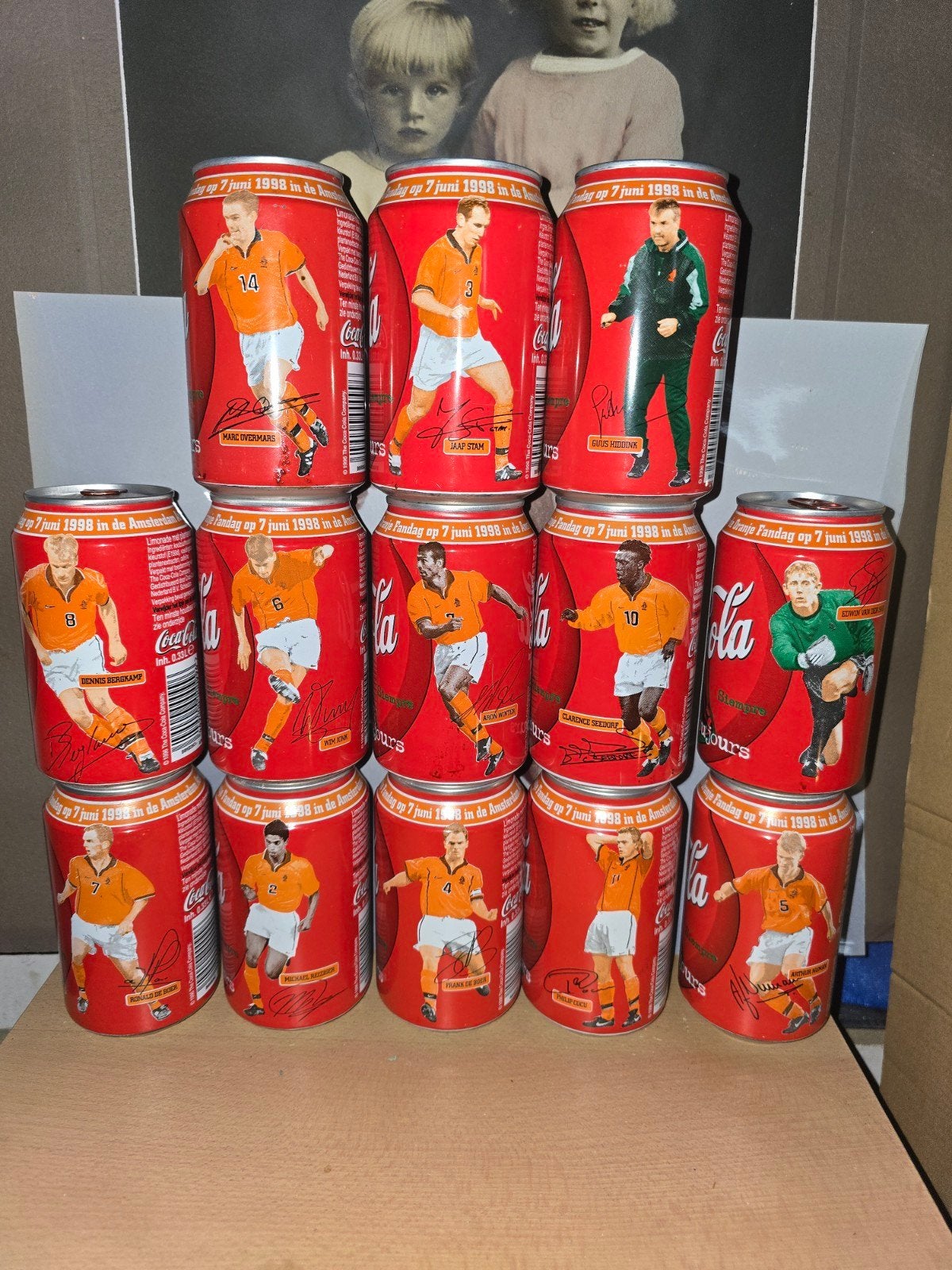 Coca-Cola WK 1998 Voetbal Blikjes - Vol & Gesloten, Verzamelen, Ophalen of Verzenden
