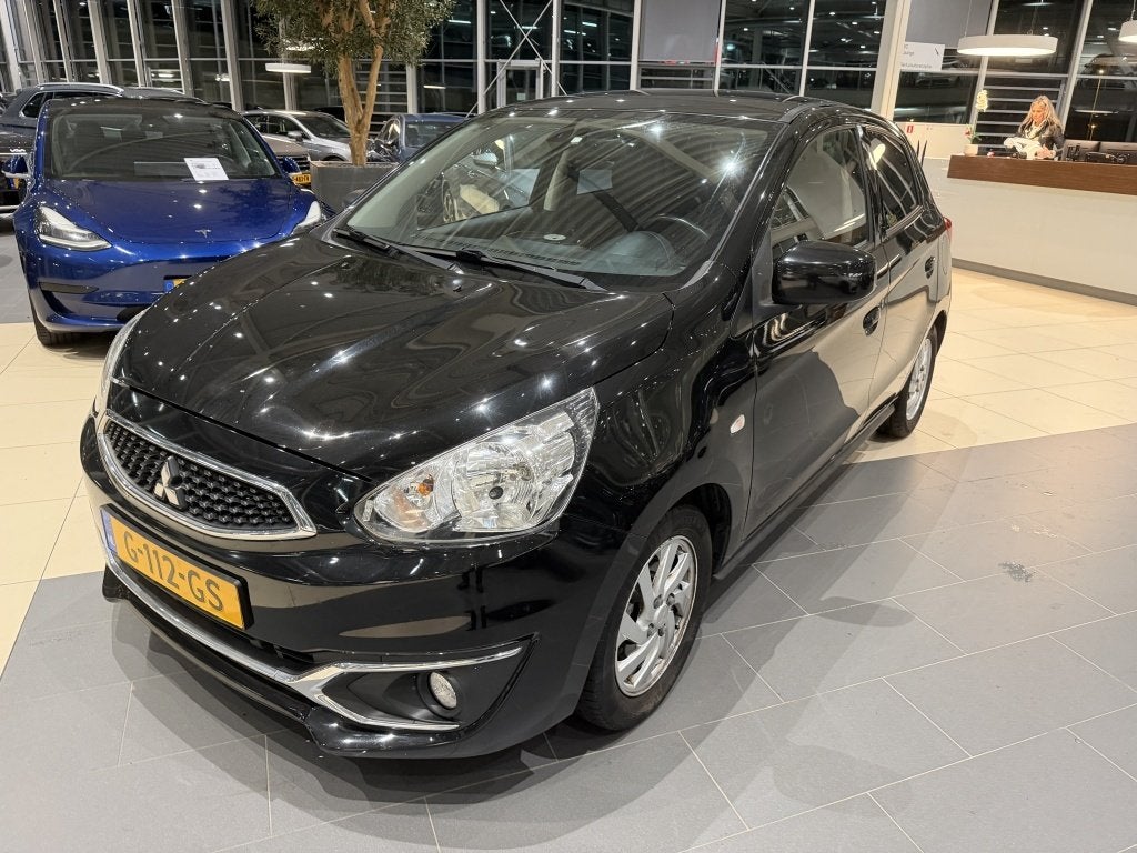 Mitsubishi Space Star 1.0 Active, Auto's, Gebruikt, Euro 6, Zwart, Origineel Nederlands