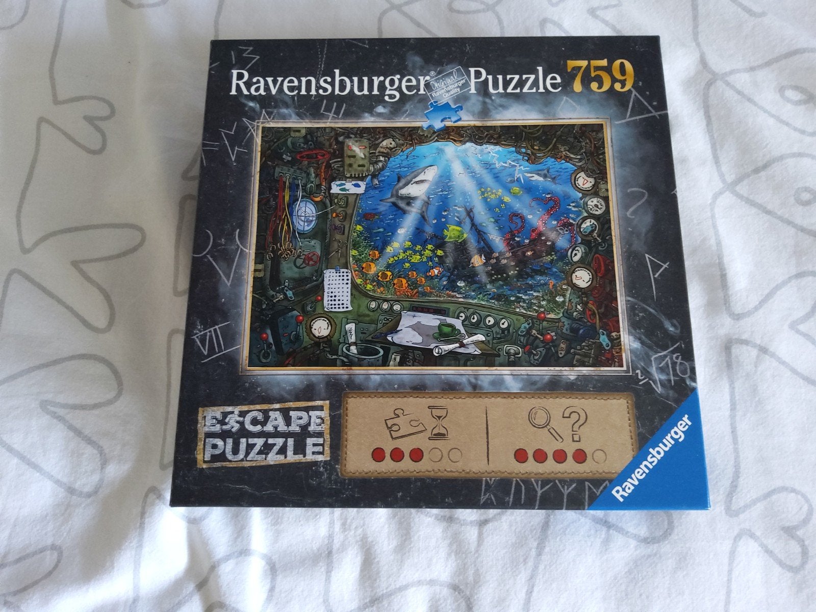 escape puzzel, Ophalen of Verzenden, 500 t/m 1500 stukjes, Zo goed als nieuw, Legpuzzel