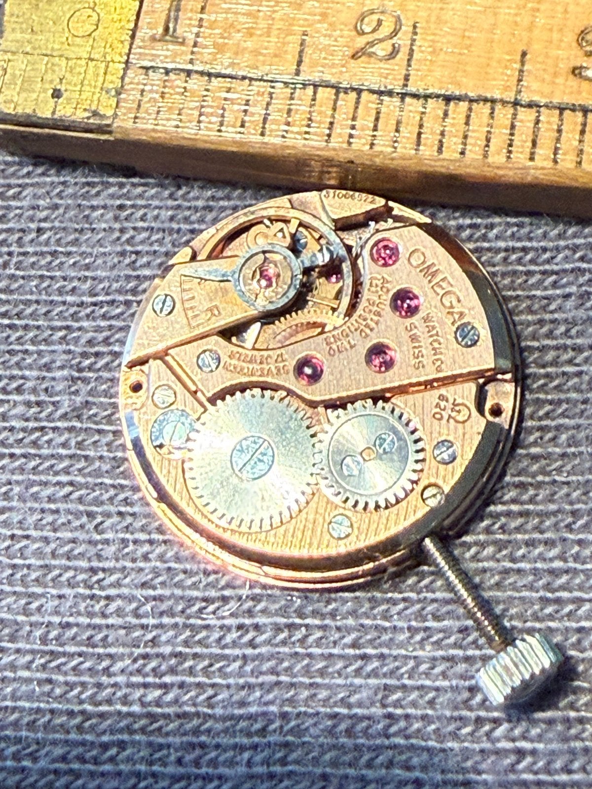 Omega horloge uurwerk en onderdelen, Sieraden, Tassen en Uiterlijk, Horloges | Antiek, Overige materialen, Polshorloge, Omega