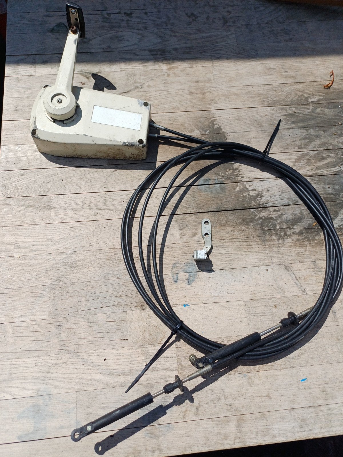 OMC afstandsbediening met kabels voor vanaf 6 pk 2 takt, Watersport en Boten, Accessoires en Onderhoud, Ophalen of Verzenden, Gebruikt