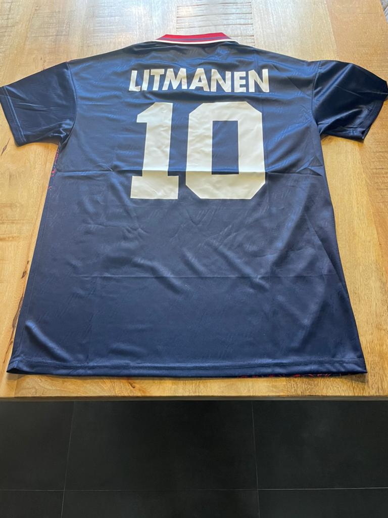 Ajax retro voetbalshirt - Litmanen, Ophalen of Verzenden, Nieuw, Ajax, Shirt