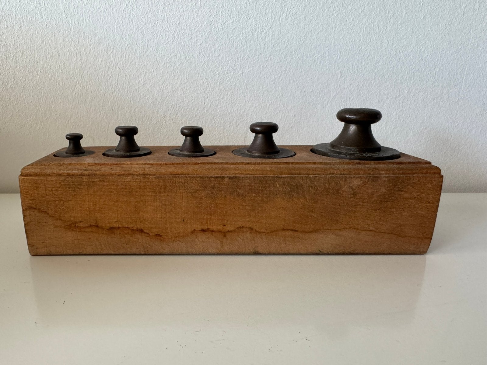 Oude Nederlandse balansgewichten – 5 ons / 2 ons / 1 ons, Antiek en Kunst, Ophalen of Verzenden