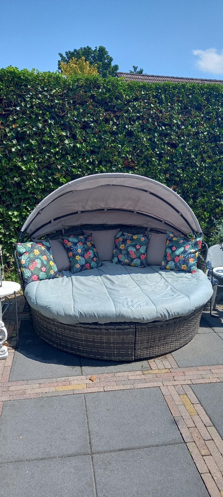 Lounge bed, ligbed., Ophalen, Wicker