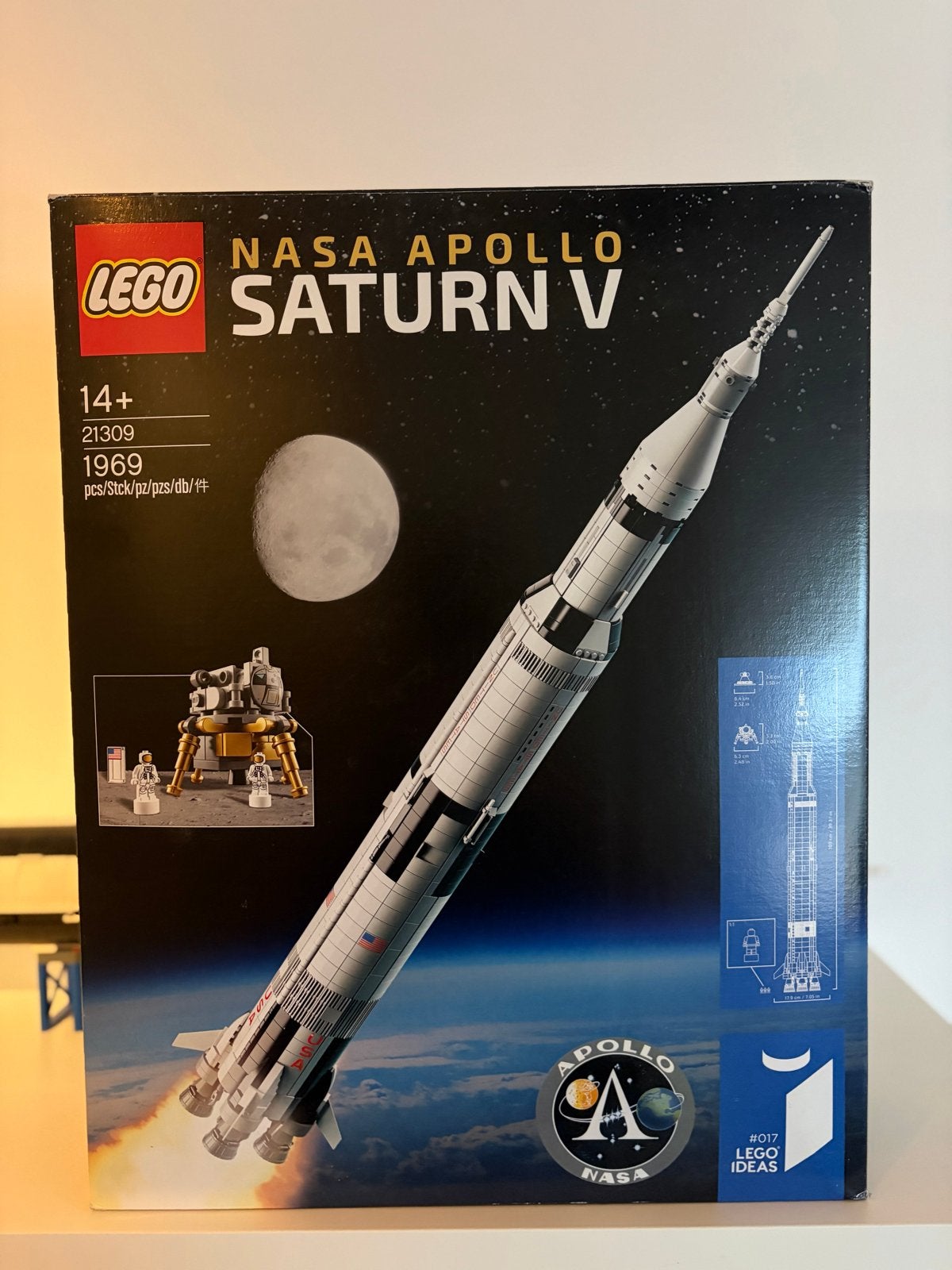 LEGO NASA Apollo Saturn V (21309) - Zo goed als nieuw, Ophalen, Zo goed als nieuw, Overige merken