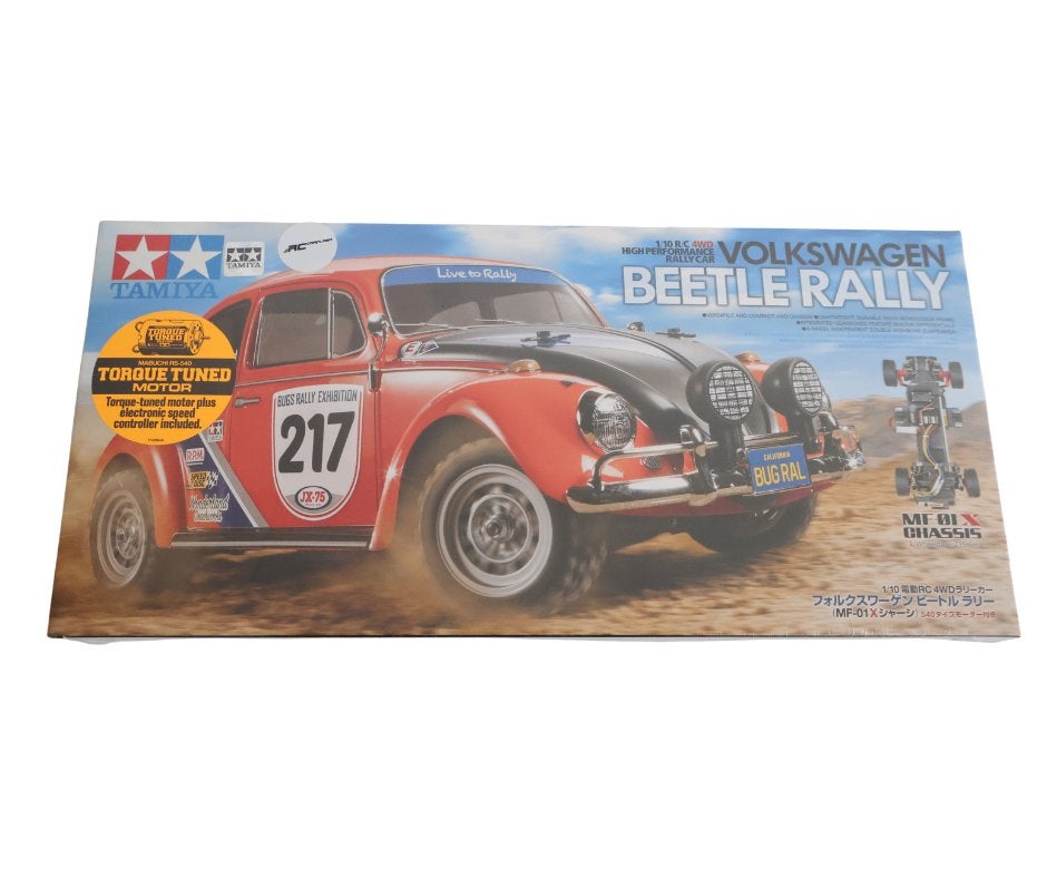Tamiya 58650 VW Beetle Rally MF-01X (4WD), Ophalen of Verzenden, Nieuw, Auto onroad