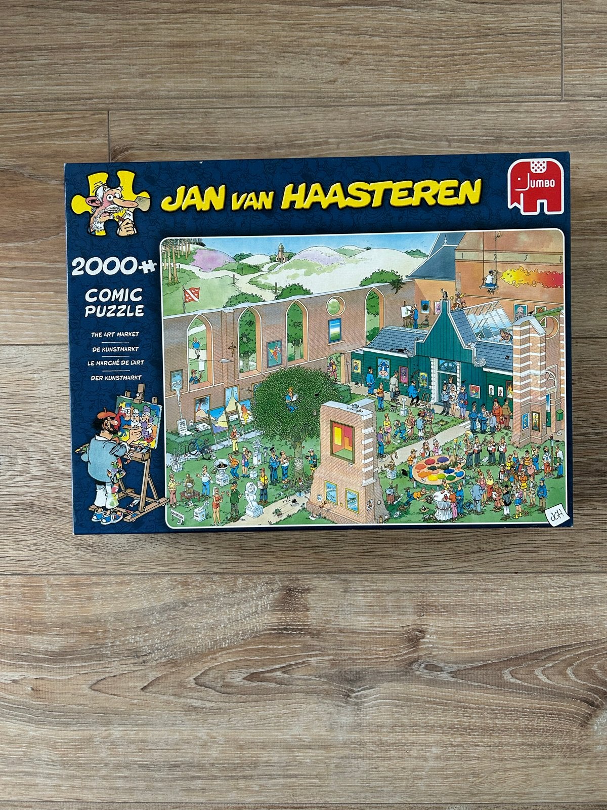 Jan van Haasteren De Kunstmarkt 2000 stukjes, Hobby en Vrije tijd, Denksport en Puzzels, Ophalen of Verzenden, Meer dan 1500 stukjes