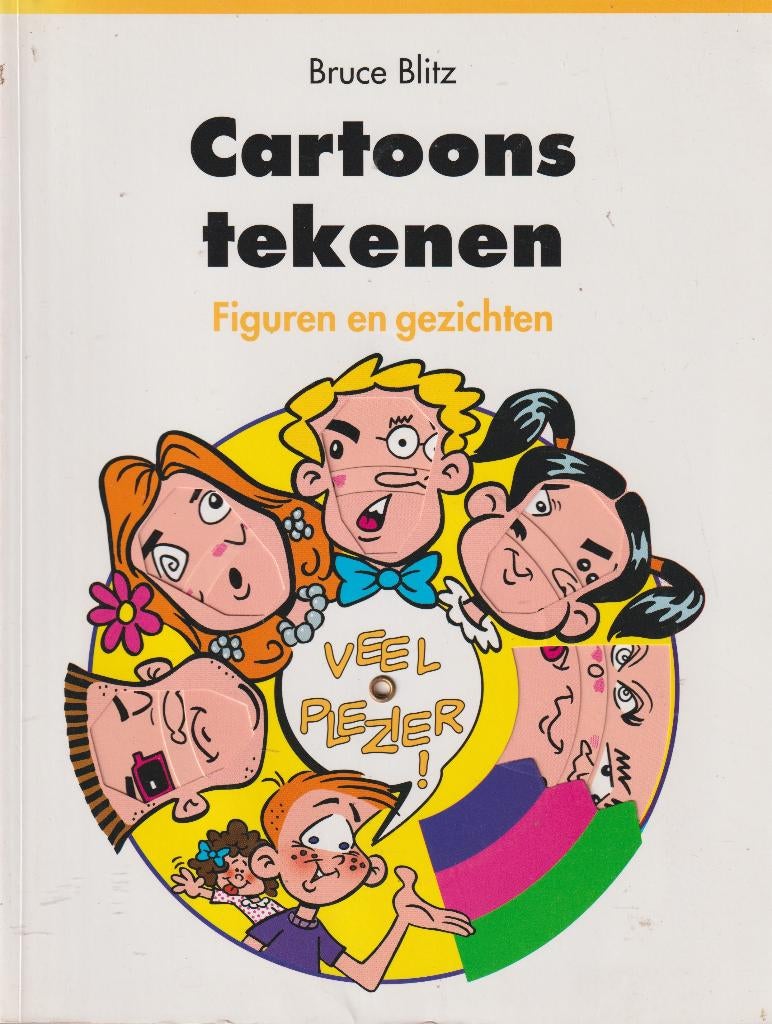 Cartoons tekenen Figuren en gezichten Bruce Blitz, Eén stripboek, Ophalen of Verzenden, Zo goed als nieuw
