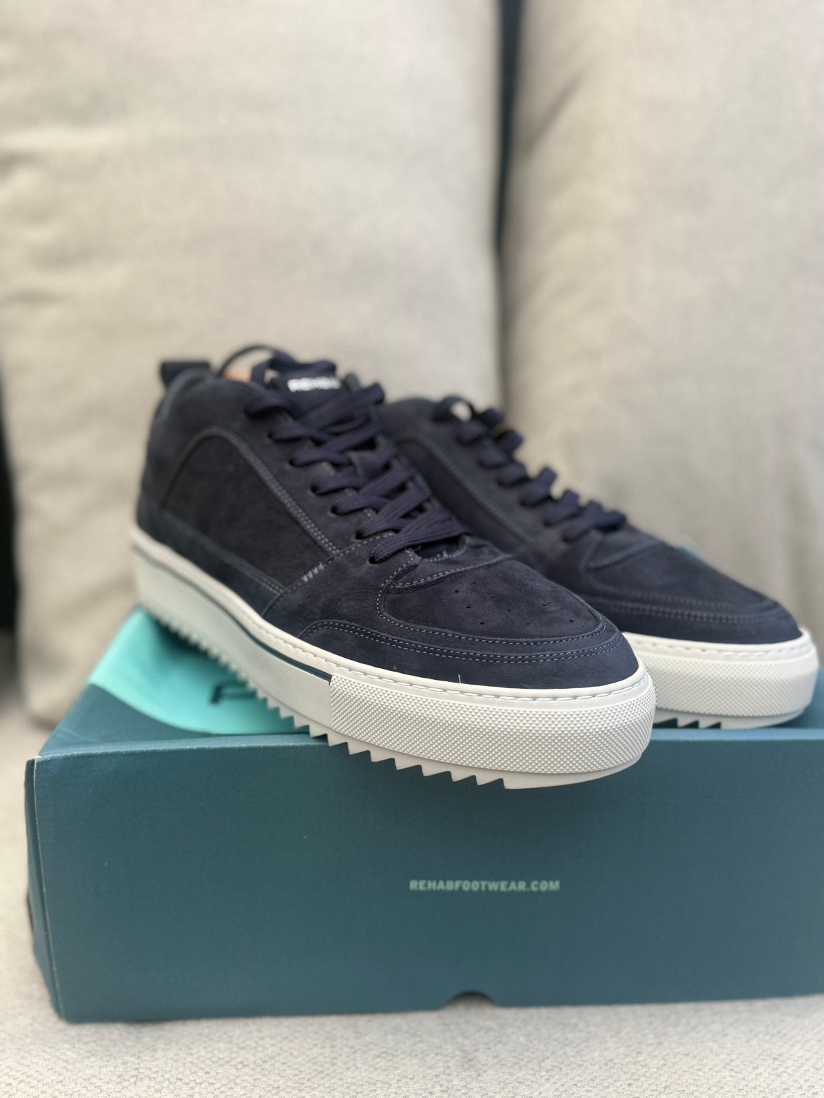 REHAB sneakers creon Nubuck maat 46, Kleding | Heren, Ophalen, Blauw, Nieuw, Sneakers of Gympen