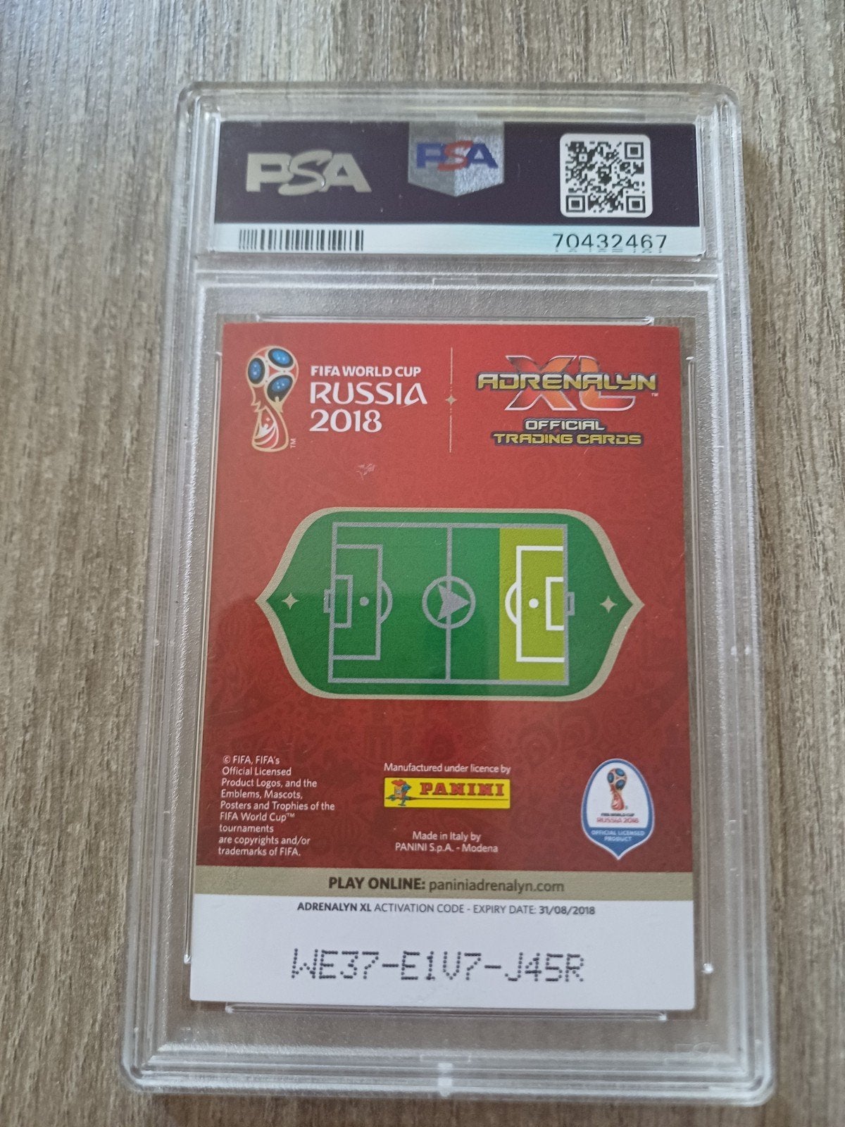 Kylian Mbappé Panini Adrenalyn XL FIFA World Cup 2018 PSA 9, Verzamelen, Ophalen of Verzenden