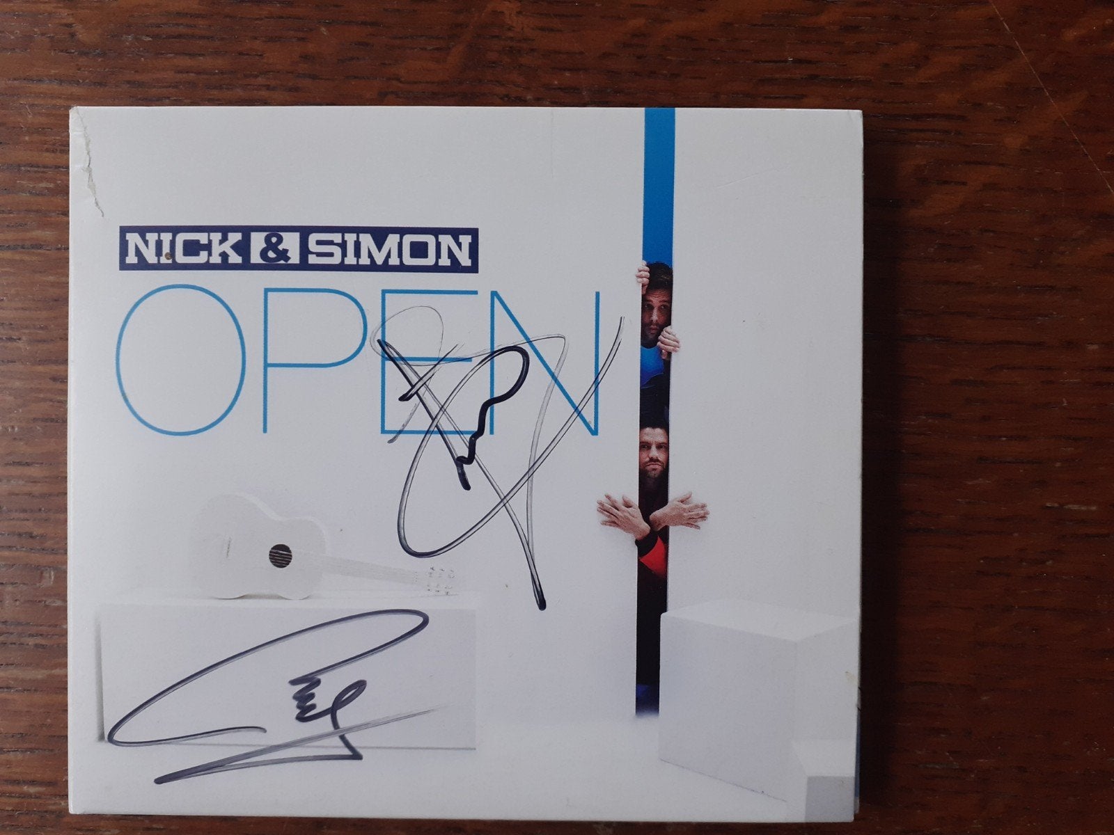 Nick & Simon CD Open gesigneerd, Gebruikt, Ophalen of Verzenden, Levenslied of Smartlap, Gesigneerd