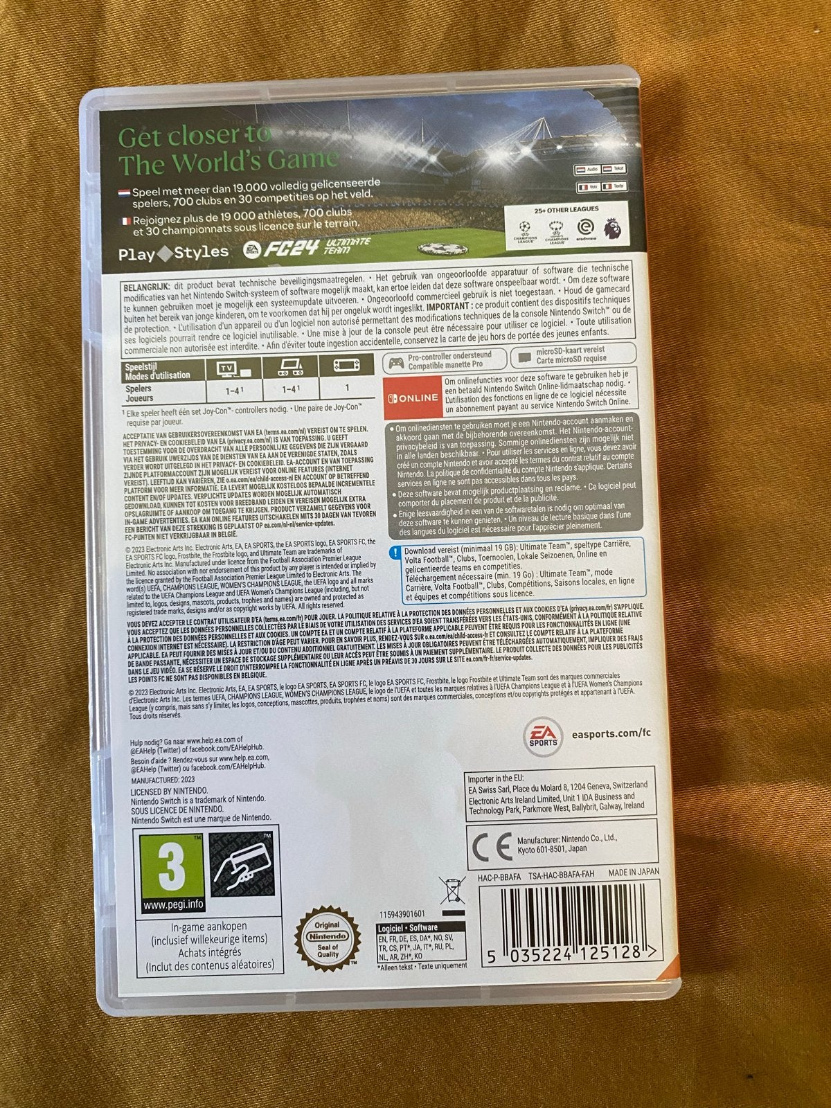 FC24 Nintendo Switch - Zo goed als nieuw, Ophalen, Eén computer, Zo goed als nieuw, Sport