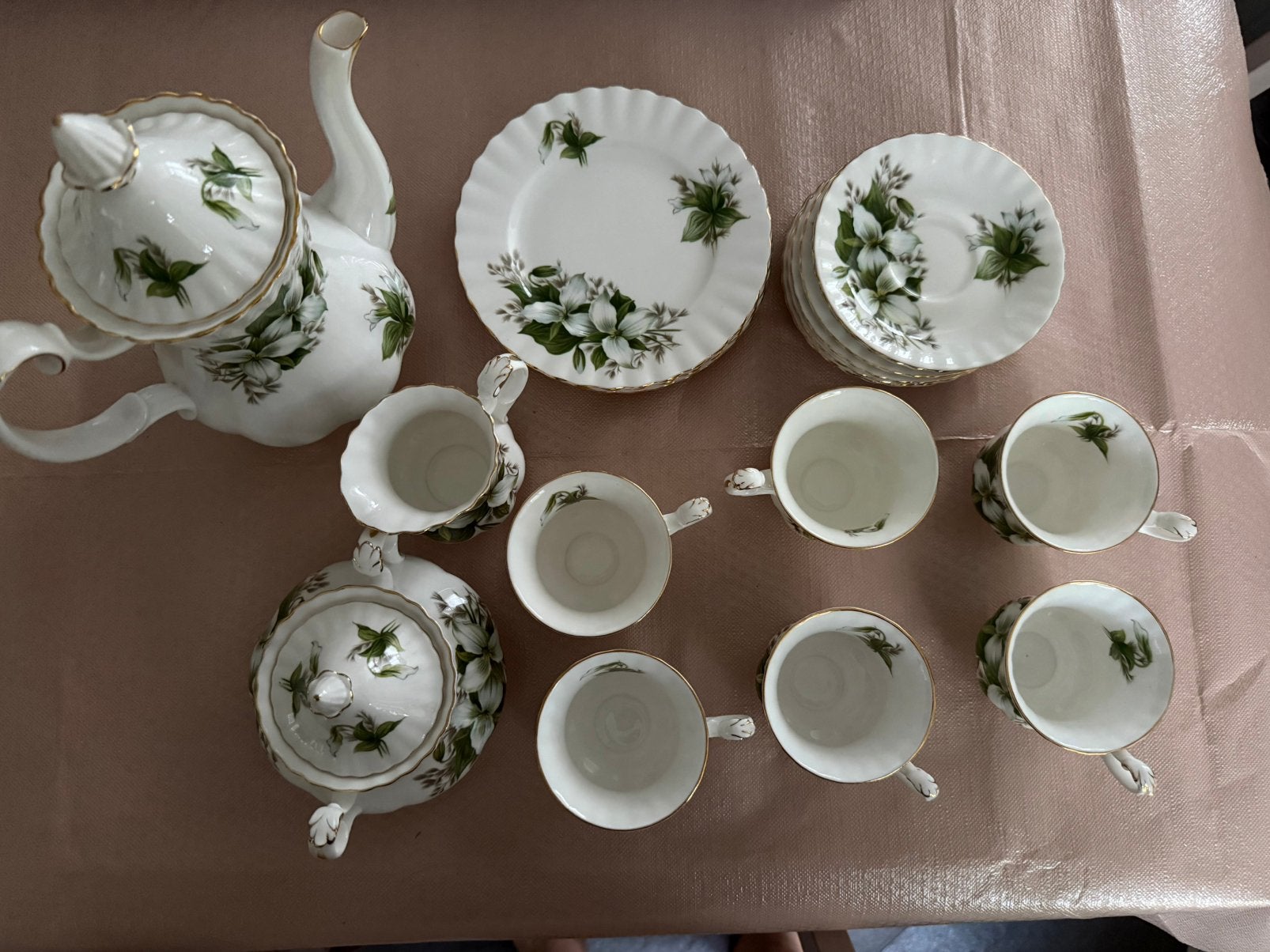Royal Albert Trillium set, Ophalen of Verzenden