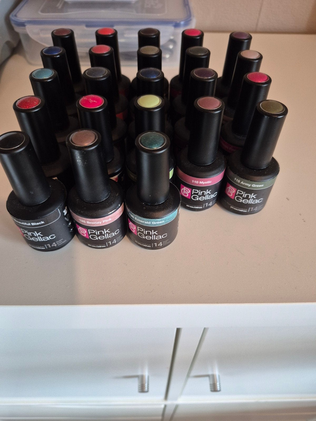 Pink Gellac Starterspakket - 23 Kleuren Gelnagellak, Ophalen of Verzenden, Gebruikt, Overige typen