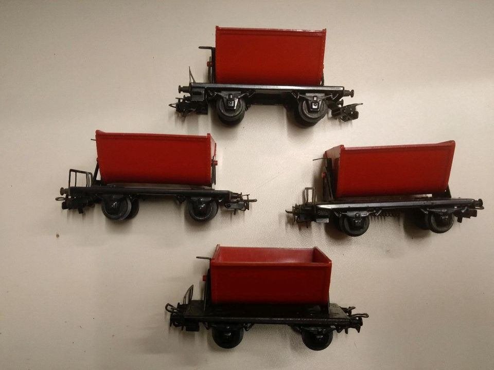 marklin  4x  4513   kipwagens geen o v p, Wisselstroom, Gebruikt, Wagon, Ophalen of Verzenden