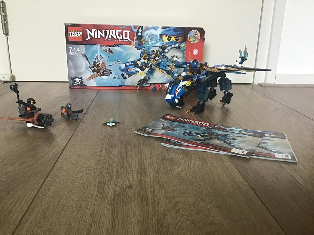 Lego Ninjago 70602 Jay’s Draak, Ophalen of Verzenden, Zo goed als nieuw