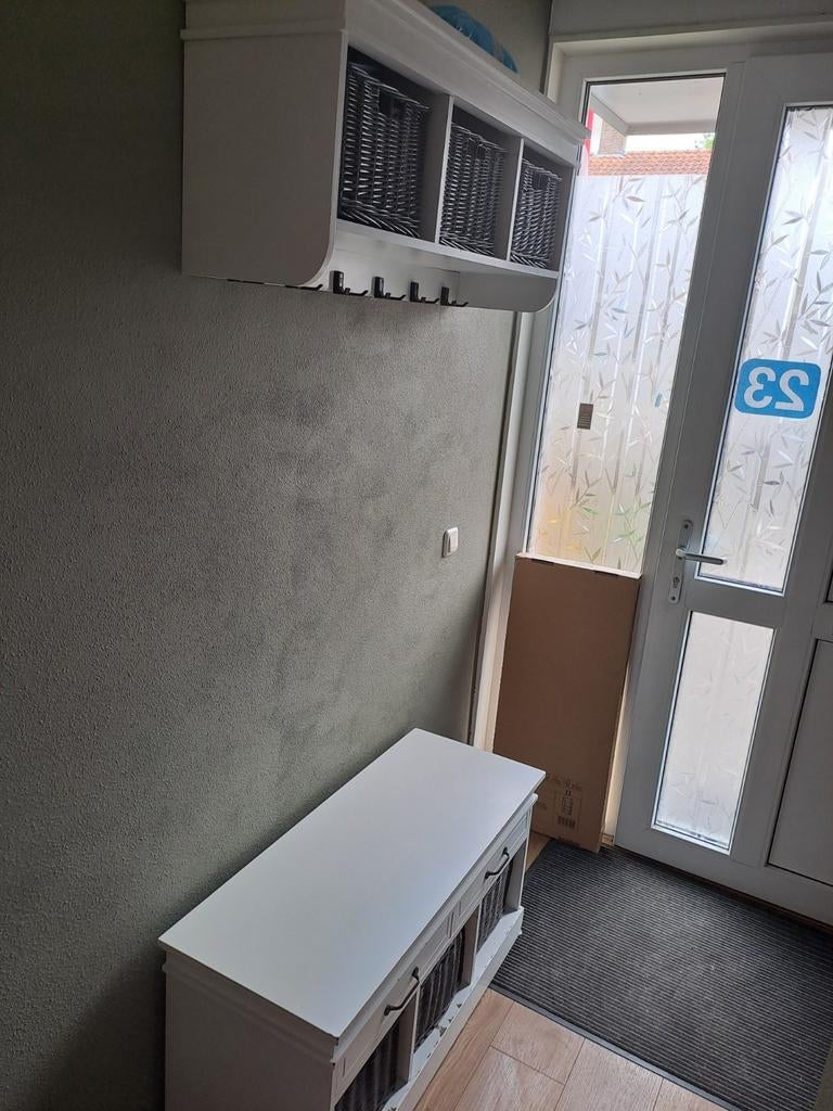 Halbankje met kapstok, veel bergruimte 100 cm breed, Huis en Inrichting, Woonaccessoires | Kapstokken, Gebruikt, Minder dan 100 cm