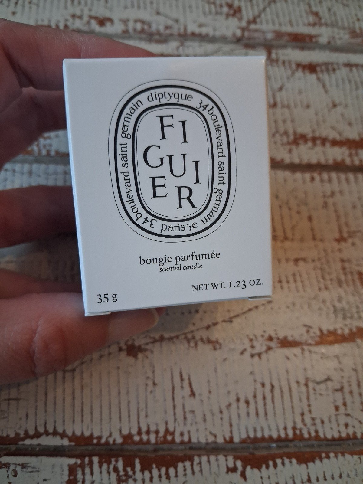 Diptyque Figuier geurkaars - 35g, Huis en Inrichting, Nieuw, Ophalen of Verzenden, Glas, Kaars
