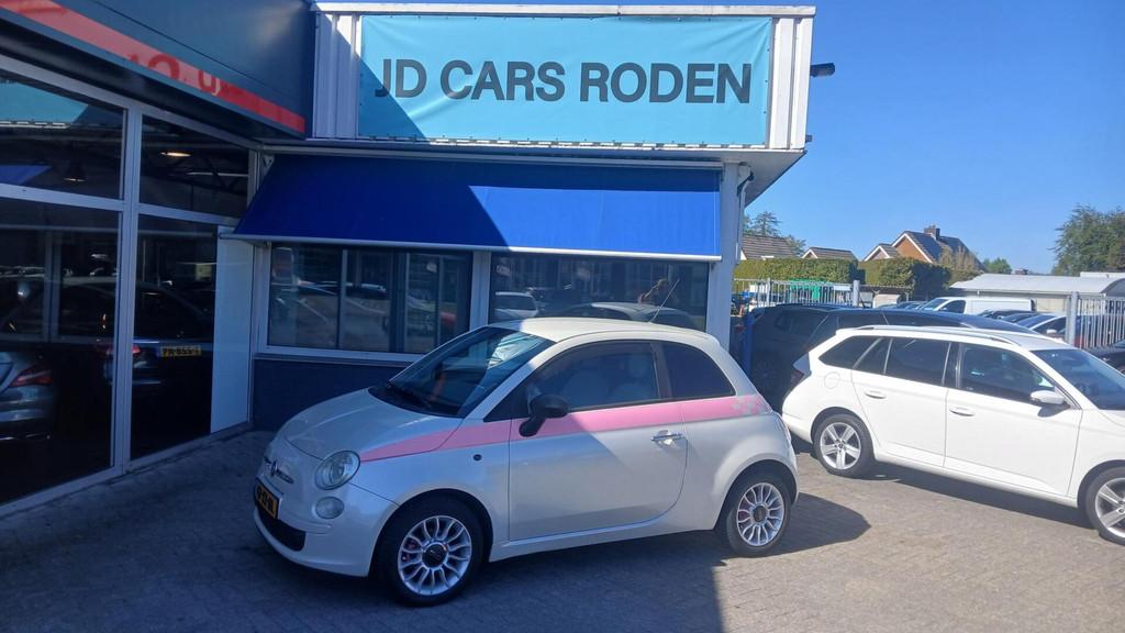 Fiat 500 1.2 Lounge! Luxe! Uniek! Nw apk! Netjes!, Gebruikt, 1242 cc, 840 kg, 4 stoelen