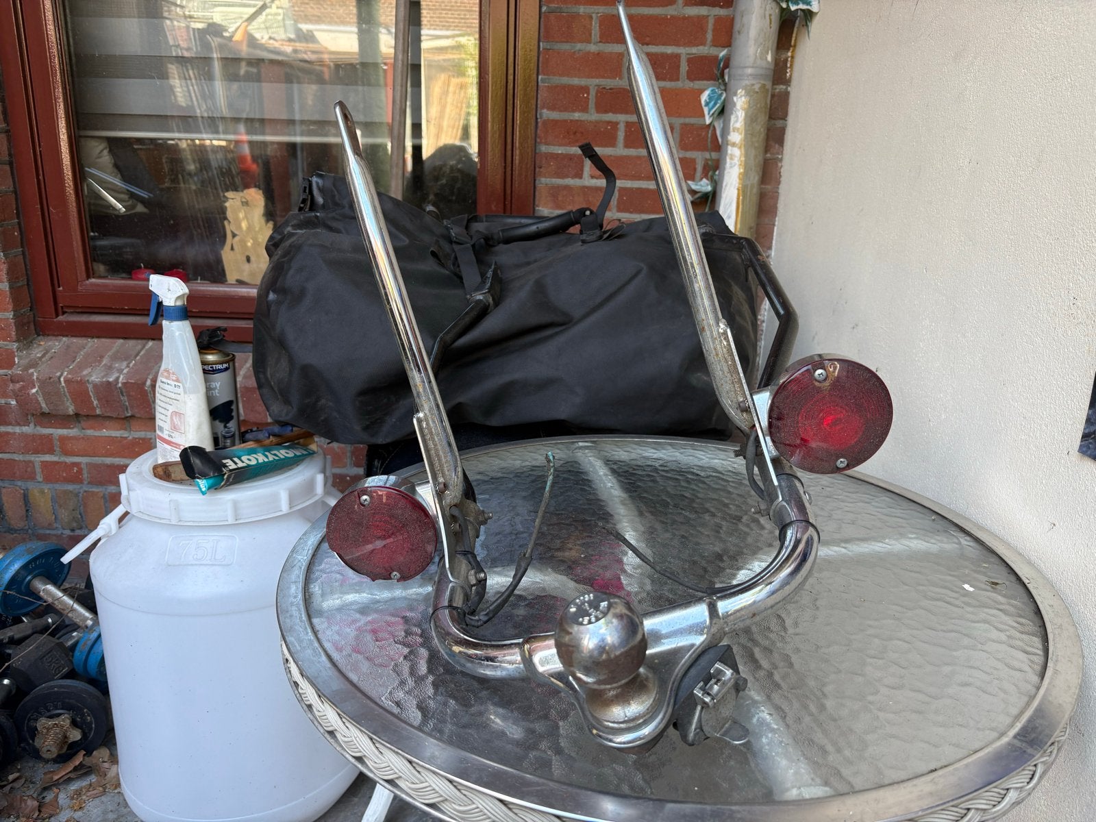 Trekhaak Harley, Motoren, Ophalen of Verzenden, Gebruikt