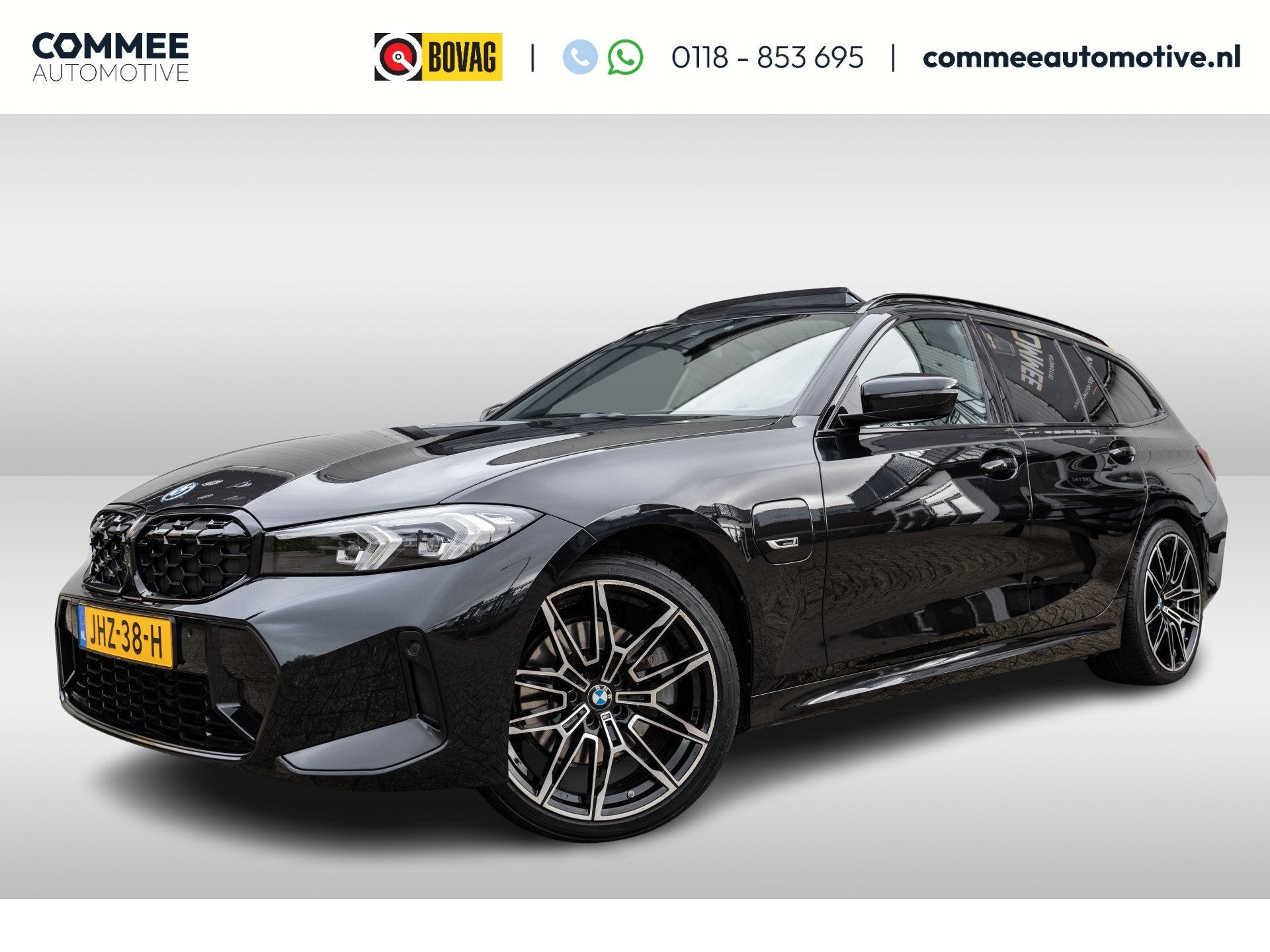 BMW 3 Serie Touring 320e M Sport ✅Pano✅HUD✅19inch, Auto's, BMW, 1998 cc, Gebruikt, Zwart, 4 cilinders