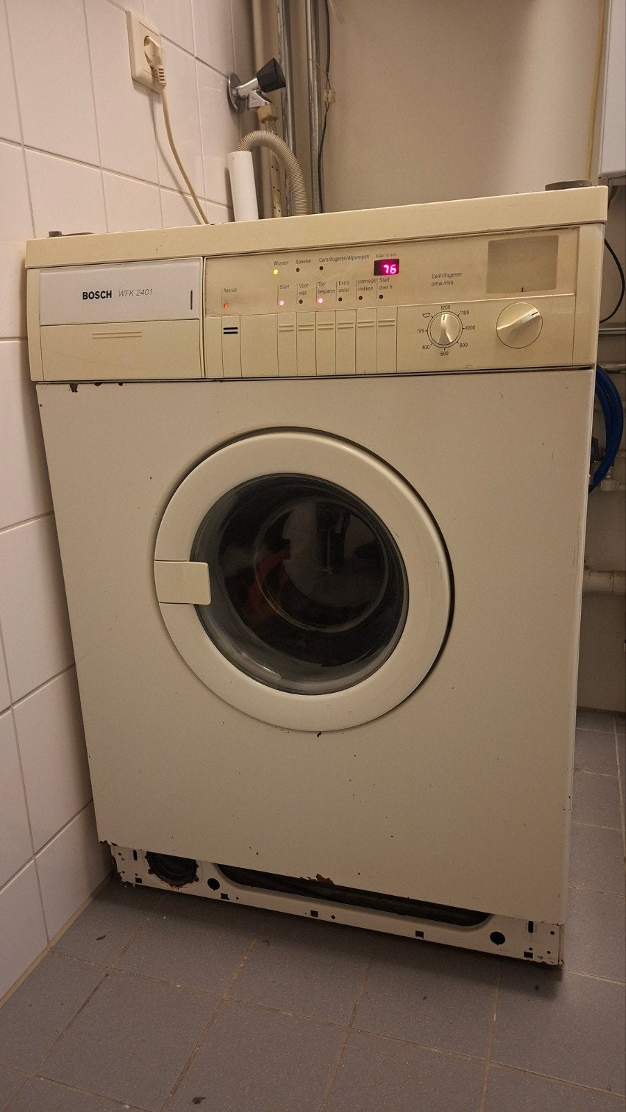 Bosch WFK 2401 Wasmachine, Witgoed en Apparatuur, Ophalen, Gebruikt, Voorlader, Kort programma