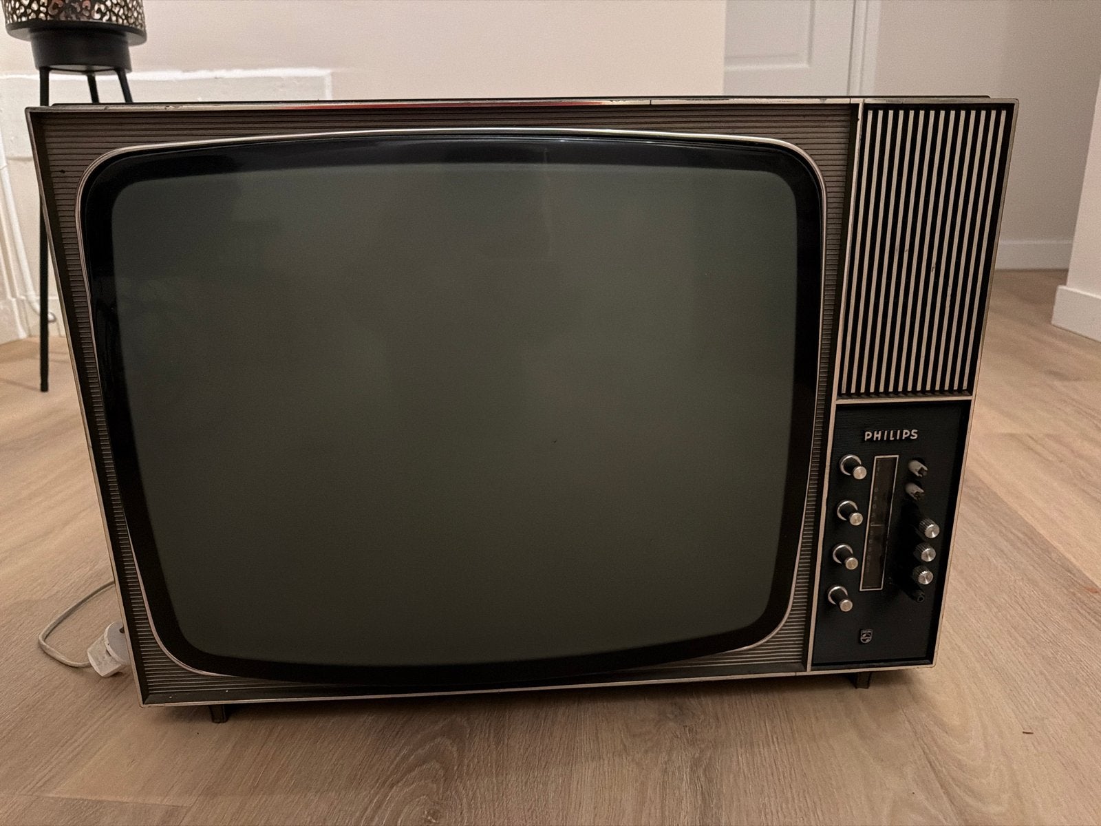 Vintage Philips Zwart-wit Televisie - Jaren '60/'70, Ophalen of Verzenden
