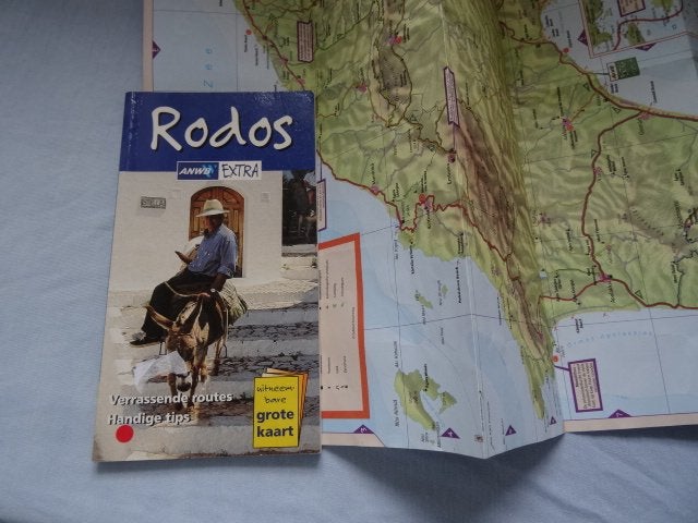 anwb extra reisgids Rhodos + de wegenkaart, Boeken, Gelezen, Europa, Ophalen of Verzenden, Reisgids of -boek