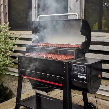 Weber Searwood XL 600 Pelletbarbecue - Zo goed als nieuw, Ophalen, Zo goed als nieuw, Weber