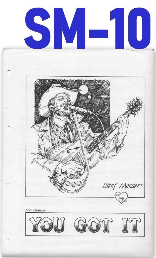 Bo15 bladmuziek SM10 -- Roy orbison you got it, Muziek en Instrumenten, Ophalen of Verzenden, Zo goed als nieuw, Artiest of Componist
