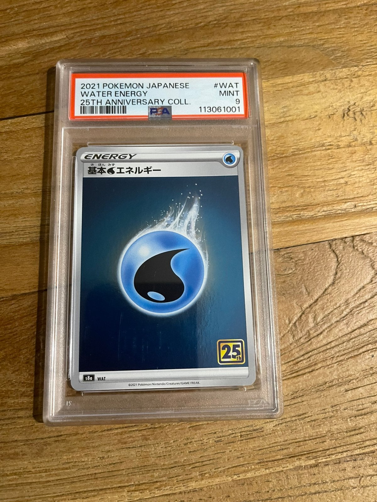 PSA 9 Pokemon Water Energy, Ophalen of Verzenden, Zo goed als nieuw