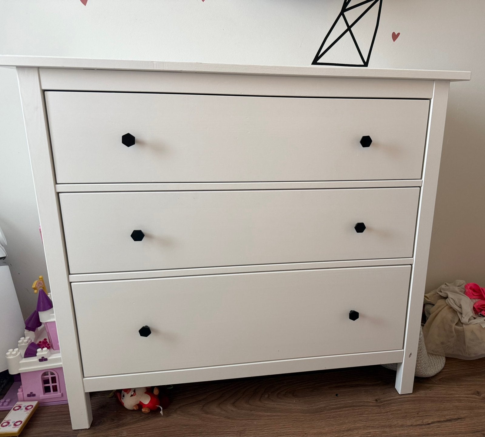 Ikea Hemnes ladekast commode wit, Ophalen, 50 tot 70 cm, 90 tot 105 cm, 100 cm of meer
