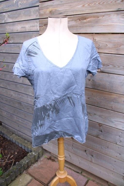 T-shirt blauwgrijs 10Days mt 1 (M) Vaste prijs, Maat 38/40 (M), Blauw, 10days, Ophalen of Verzenden