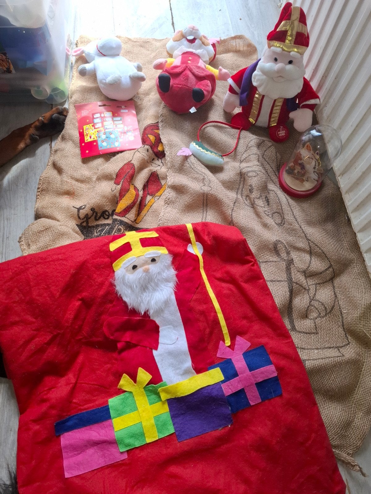 sinterklaas, Ophalen, Zo goed als nieuw