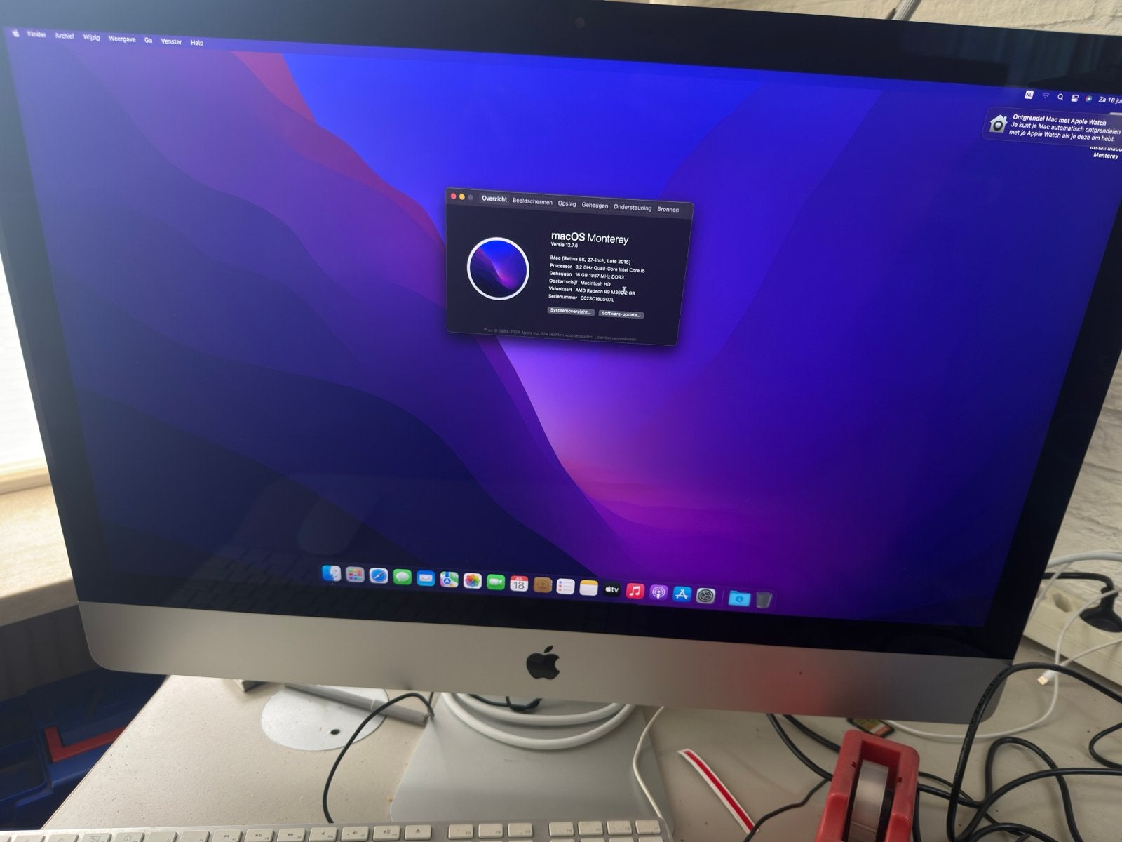Apple iMac Retina 5K 27-inch Late 2015 - 16GB RAM, 1TB Fusio, Computers en Software, Apple Desktops, Ophalen, HDD en SSD, IMac