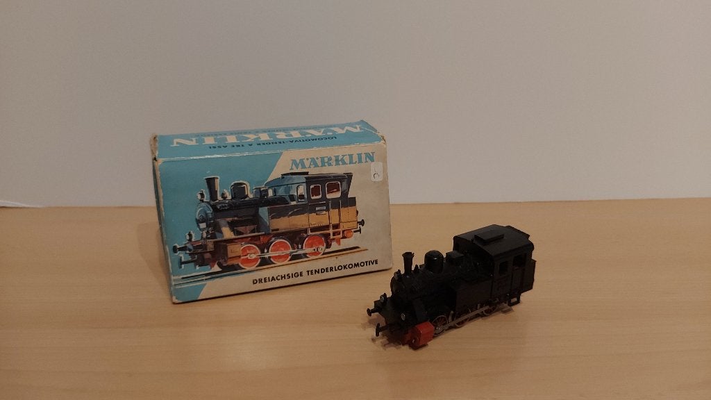 Marklin Tenderlocomotief, Gebruikt, Locomotief, Gelijkstroom of Wisselstroom, Ophalen of Verzenden