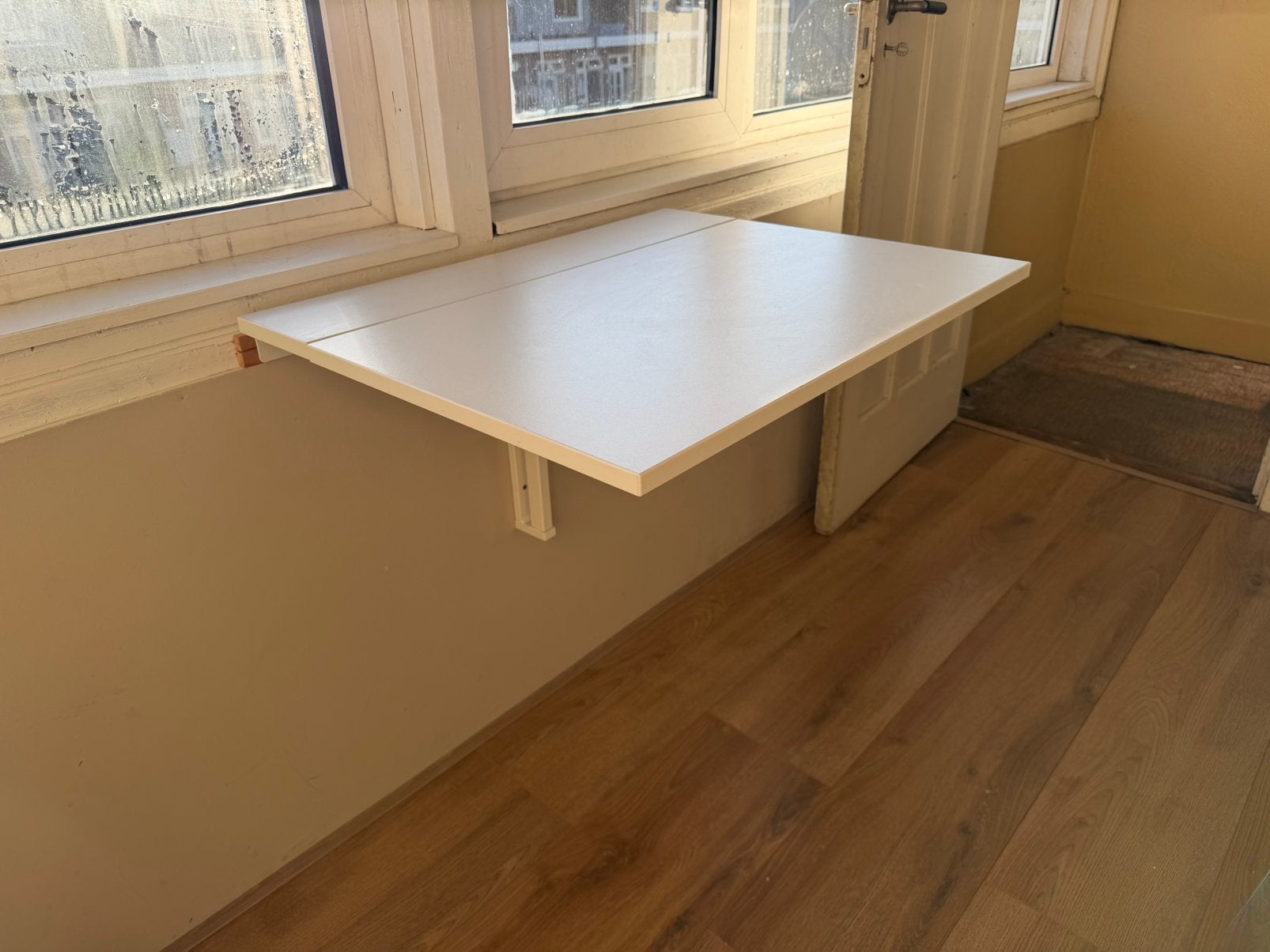 IKEA NORBERG klaptafel voor wandmontage wit, Huis en Inrichting, Tafels | Eettafels, Ophalen, 50 tot 100 cm, 50 tot 100 cm, Zo goed als nieuw