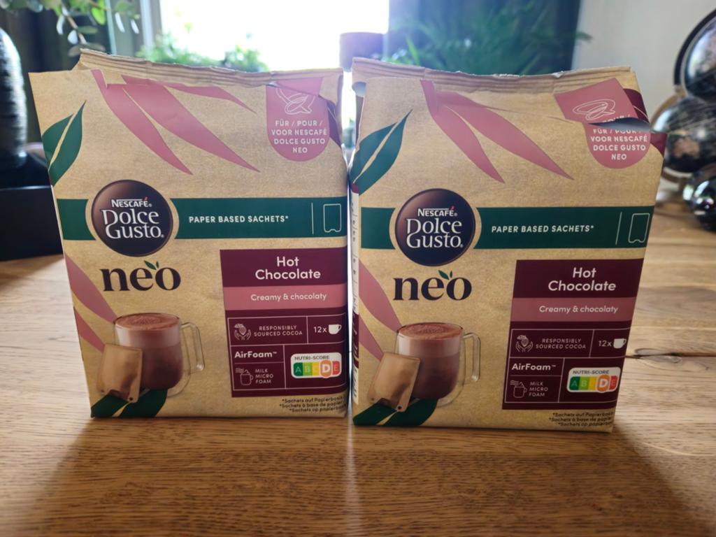 Nescafé Dolce Gusto Neo Koffiemachine met chocolade, Ophalen, Koffiepads en cups, Koffiemachine, Zo goed als nieuw