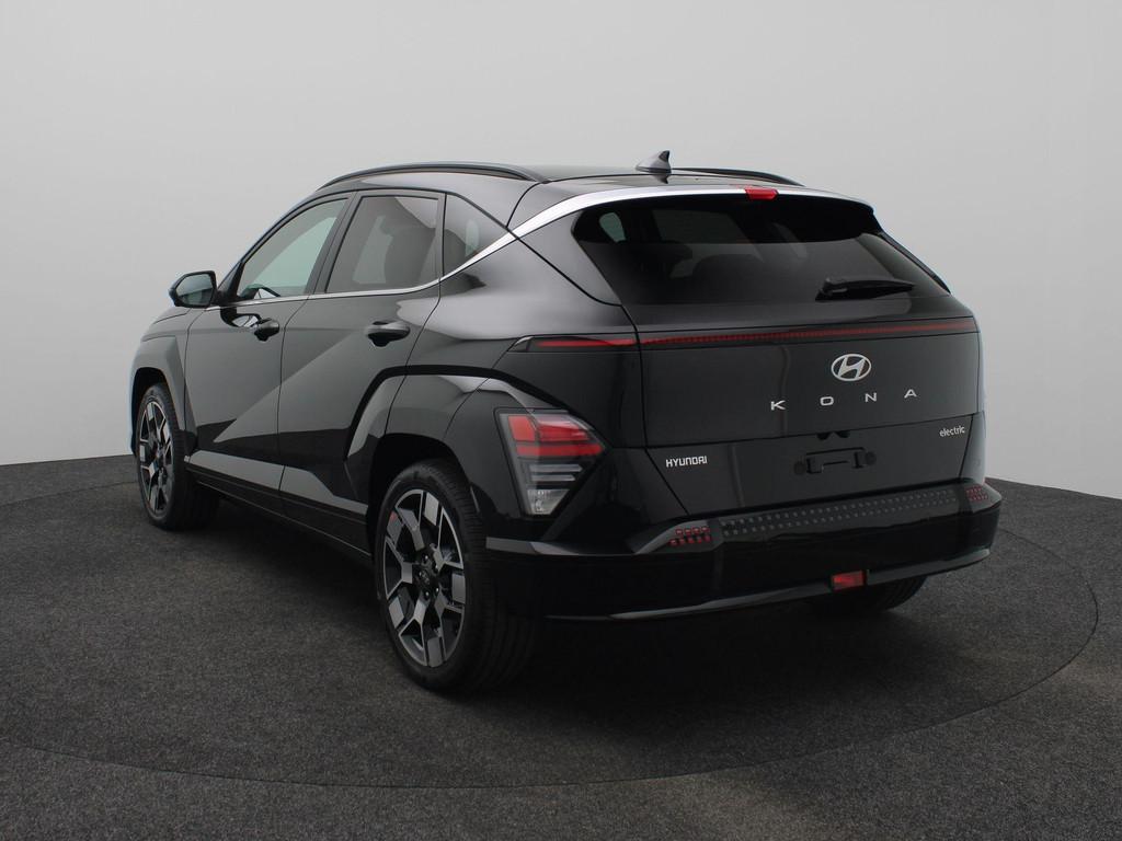 Hyundai Kona Electric Premium 64.8 kWh |Ontspanningsfunctie, Zwart, Met garantie (alle), Zwart, Leder